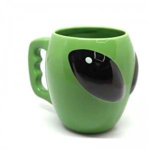 Alien Shape ceramic Coffee mugs