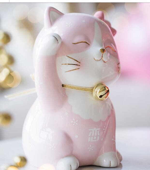 Wholesale cat animal money box kids coin bank