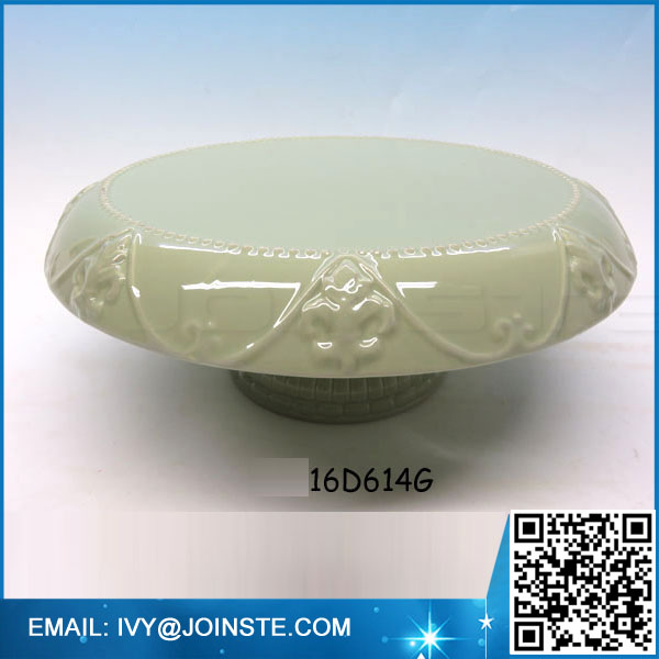 round shape cake stand with holder wholesale wedding cake stand ceramic