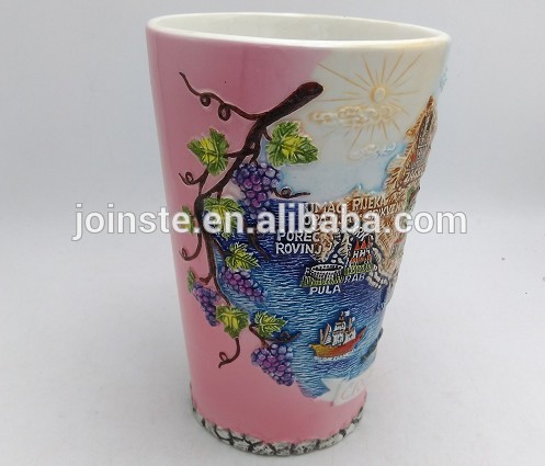 Unique 3d landscape ceramic mug 600ml