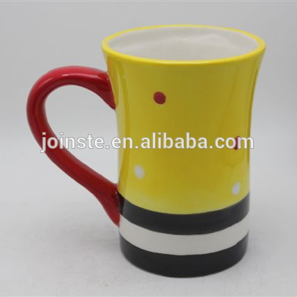 Colorful tasty middle ceramic coffee mug