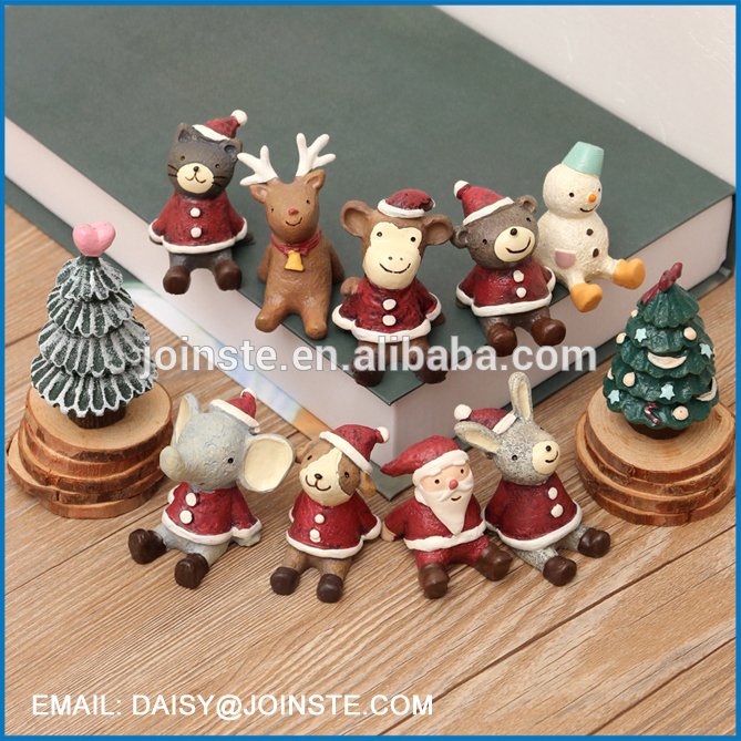 Desk resin mini christmas decoration