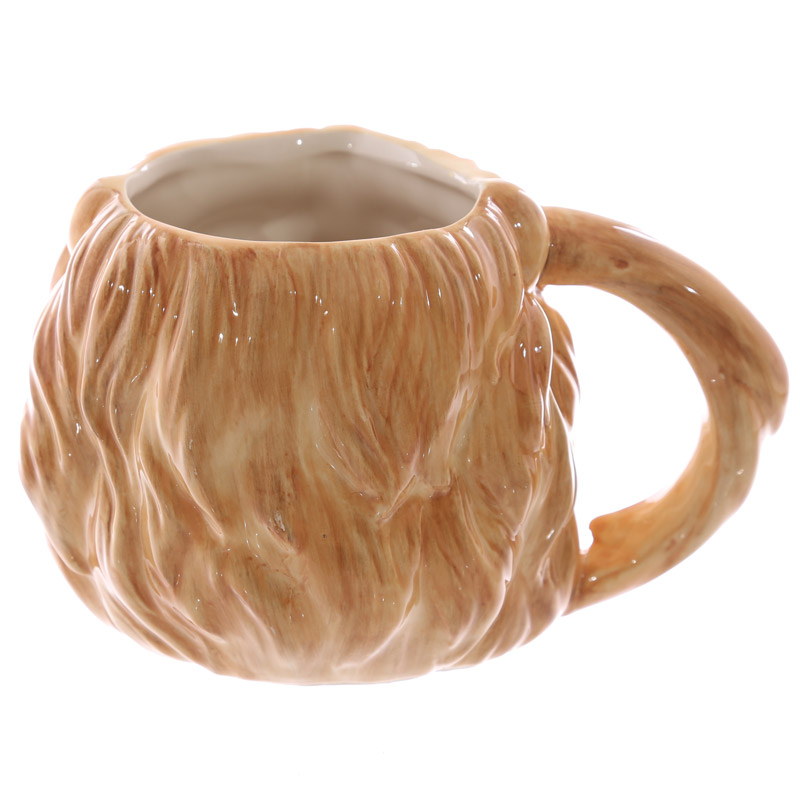 Ceramic lion mug,lion shape cup,ceramic animal mug