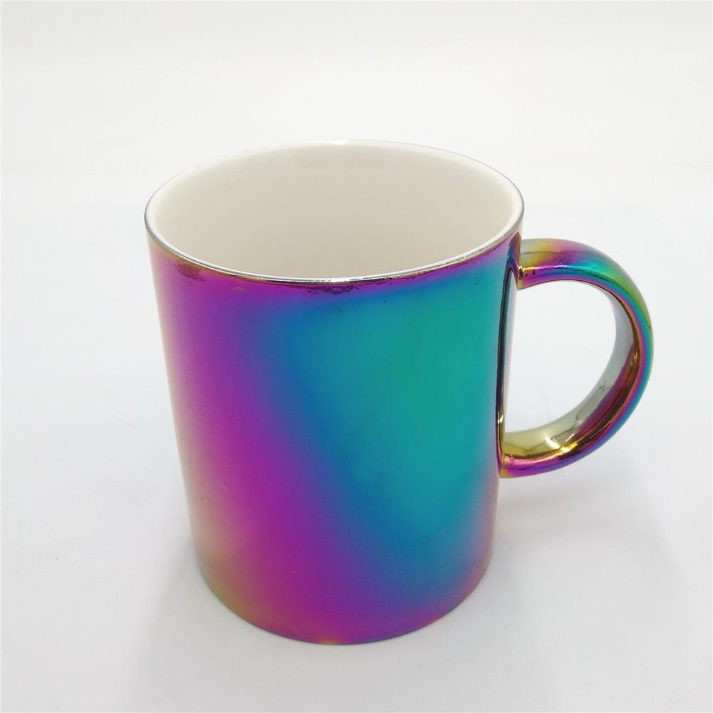 New design electroplate coffee mug   magic   ceramic mug coffee mug