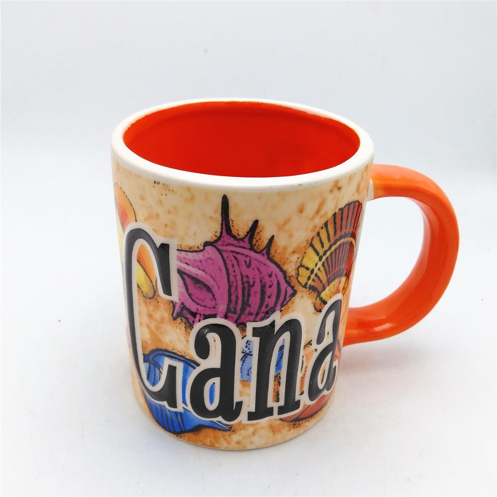 Ceramic  painting  coffee mug  custom   logo mug  promotion mug