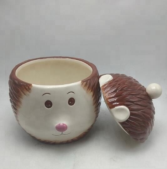 hedgehog shaped containers,ceramic hedgehog cookie jar,ceramic hedgehog shaped jars