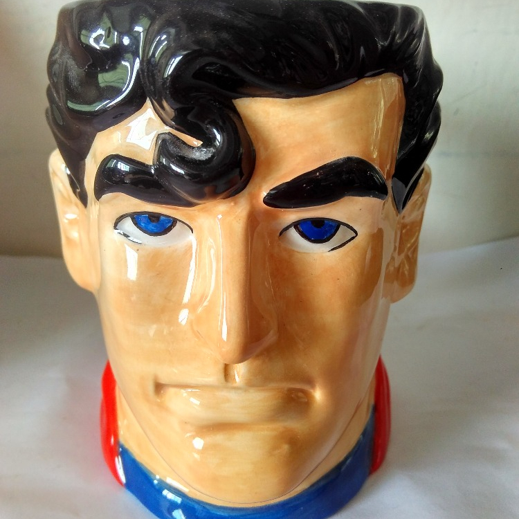 Superman Mug, Ceramic Superman coffee mug, Custom Hero Mug