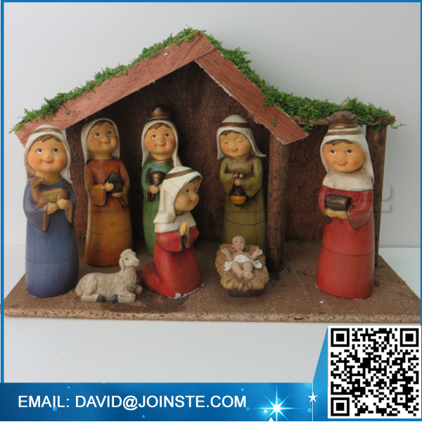 Cute custom made nativity set