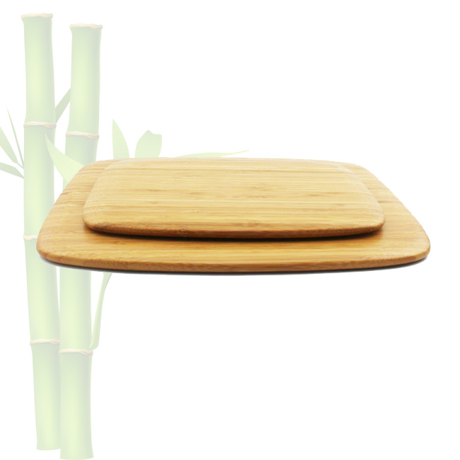 2 PCS Bamboo Cutting Board Set, Gift Box Chopping Board For Food Prep, Meat, Vegetables, Bread, Crackers & Cheese