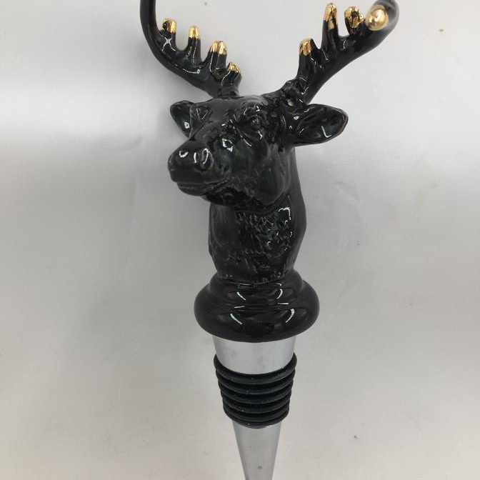 Champagne bottle party Topper,antelope wine bottle plug,antelope Cork Bottle Topper,antelope Wine Bottle Stopper