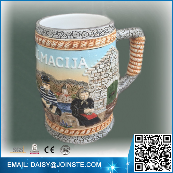 Handmade Folk Art souvenir cup