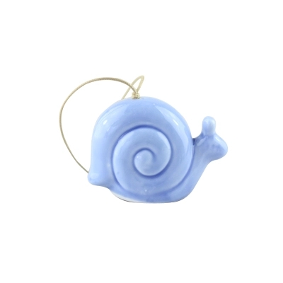 Custom blue snail shape hanging home decoration pieces wall decoration