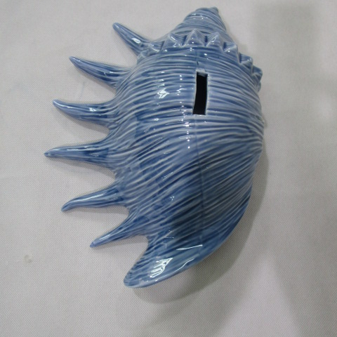 Ceramic Conch Seashell Coin bank, Money box, Piggy Bank