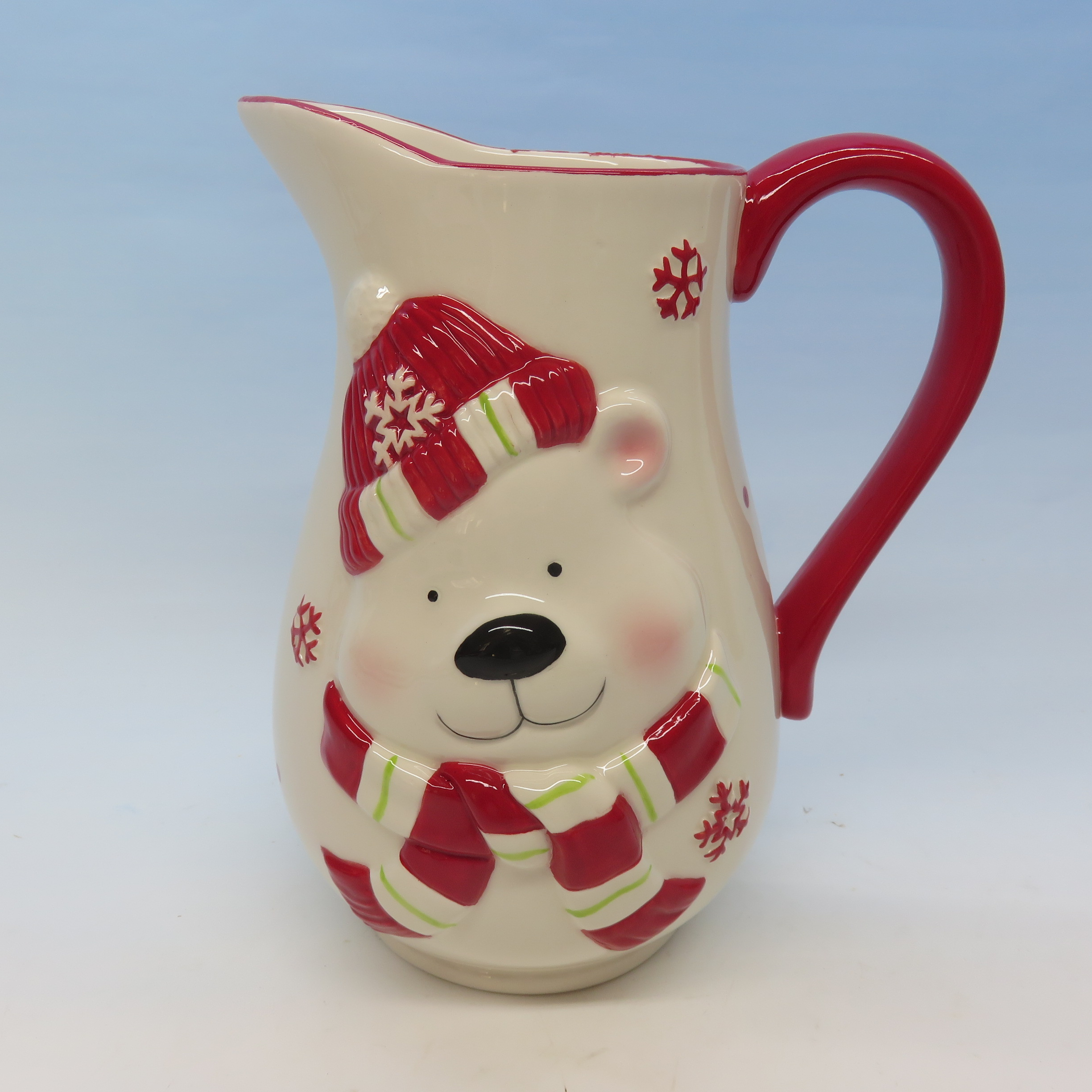 Custom Ceramic Polar Bear Pitcher, Water Jar, Kettle, Jug