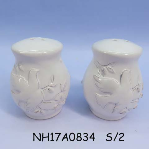 Pigeon Shape Ceramic salt and pepper shaker, Custom made