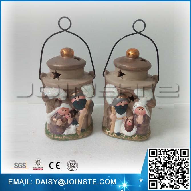 Ceramic crafts christmas ornament for 2016 figuras natividad