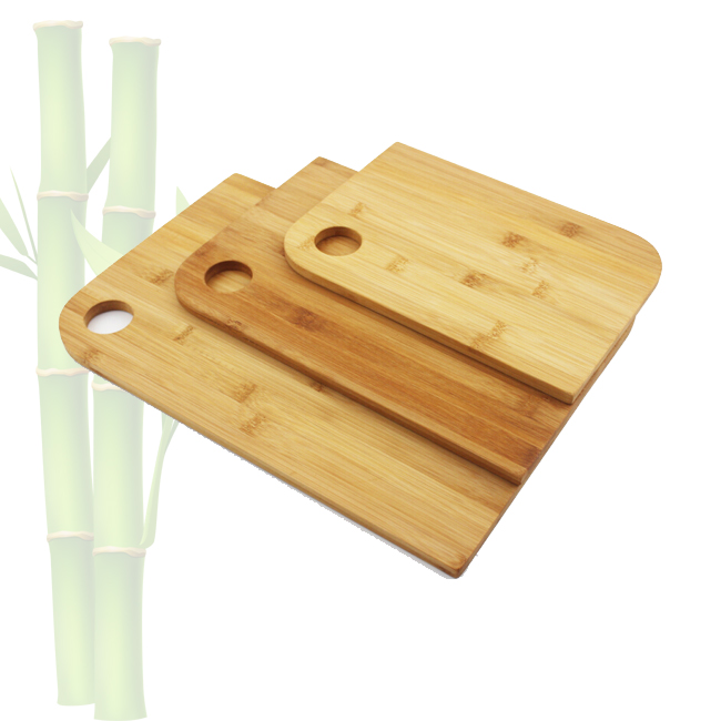 Bamboo 3-Piece Bamboo Serving and Cutting Board Set