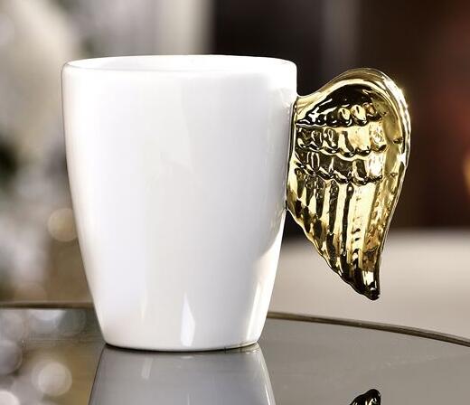 ANGEL WING DESIGN COFFEE MUG