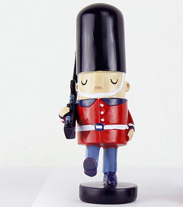 Custom resin soldier figurine home decoration travel souvenirs