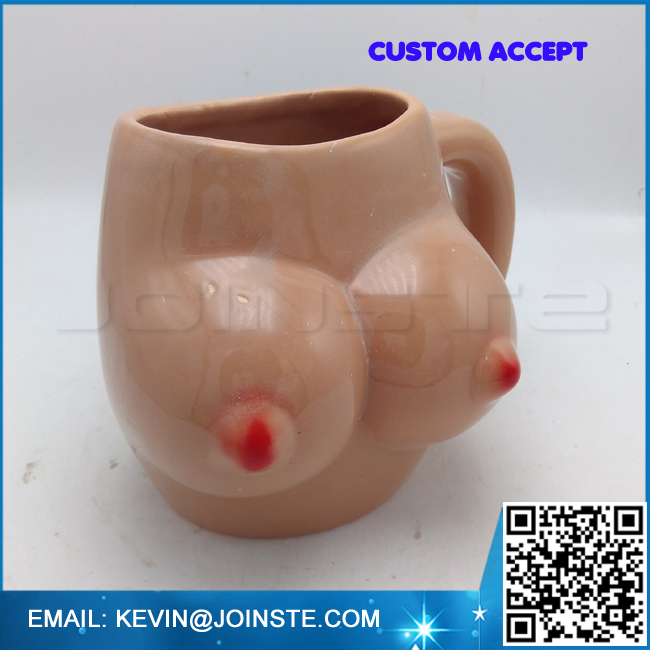 Ceramic Boob Mug, Ceramic breast coffee mug