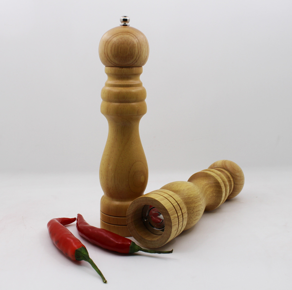 8" Inch Salt pepper mill grinder bamboo