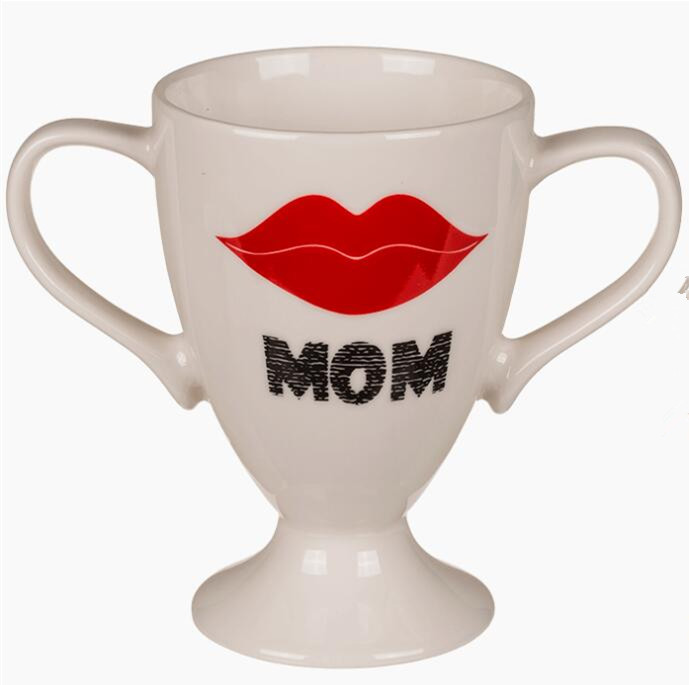 Ceramic mother"s day gift trophy  mug