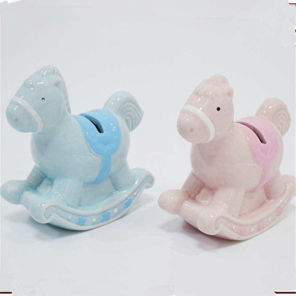 Cute hobbyhorse shaped money bank coin bank  wholesale  cheap kids  money box