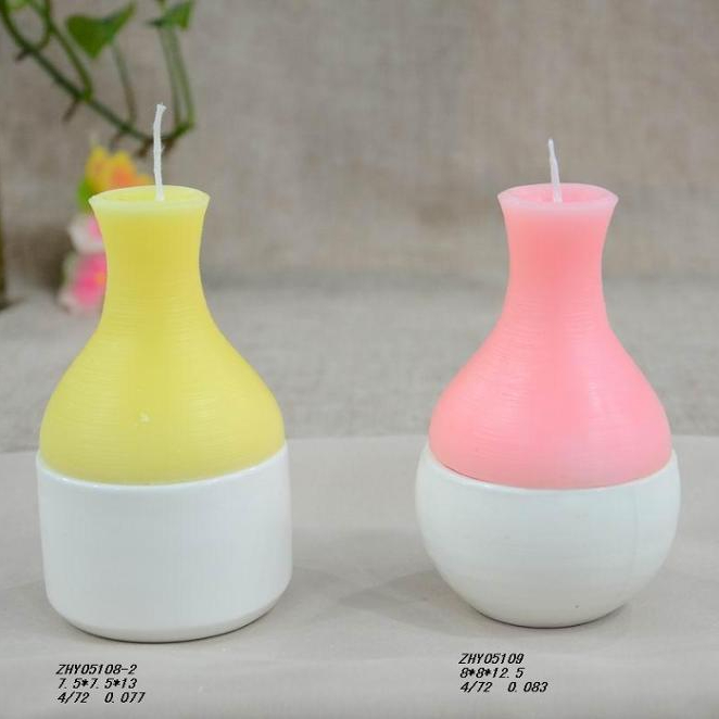 Custom Shape Tealight candles with Ceramic Cup holder