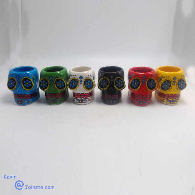 Customized Ceramic shot glass souvenirs