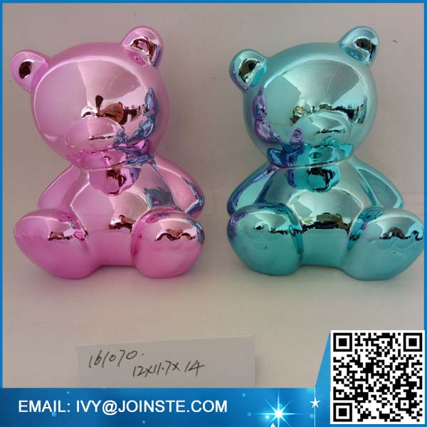 Large size ceramic coin bank animal shaped piggy bank money bank money-box