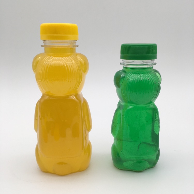 300ml juice bottle,unique juice bottle, Bear shape