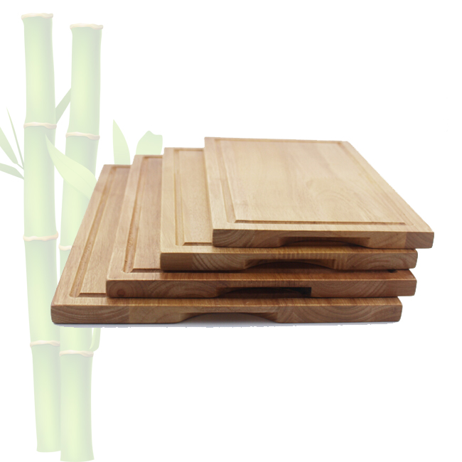 Extra Large Bamboo Cutting Board, Natural Bamboo 100%Organic Anti-Bacterial Lightweight Durable with Deep Drip Groove