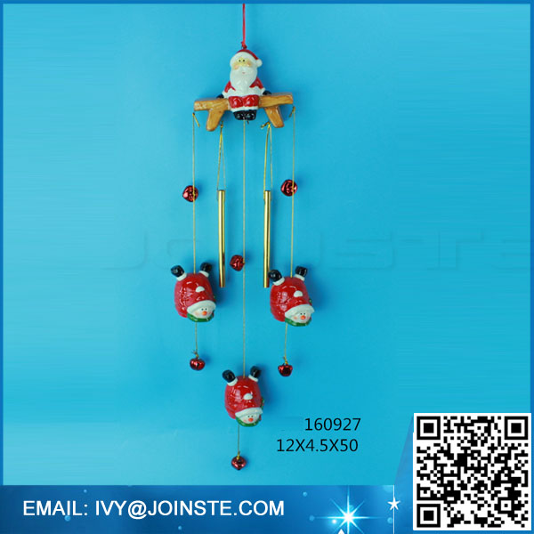 Cheap ceramic wind bell wholesale Christmas wind chime wind-bell