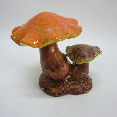 Ceramic Garden Mushrooms ,Lawn Ornament Decor,Pottery Ornament Model Statue