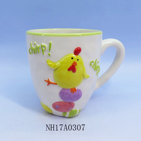 Chicken Shape Ceramic Coffee mug 300ml