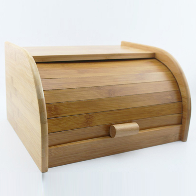 Bamboo bread box, Bamboo bread Keeper, Custom accept