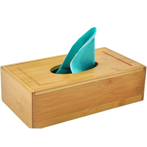 Bamboo Tissue Box Holder (Rectangle Large)