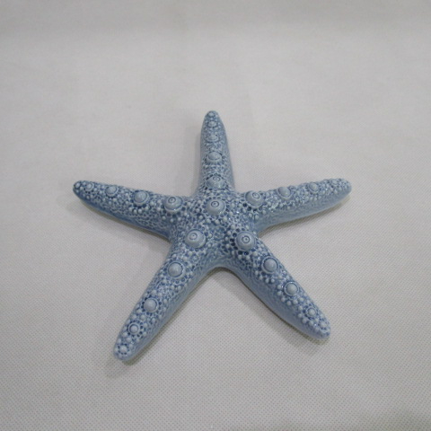 Hand Painted Porcelain Keepsake Ornament (Starfish), Custom ceramic