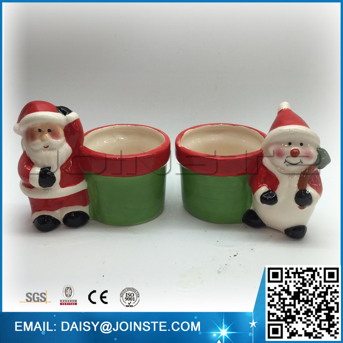 Mini christmas ceramic santa cup