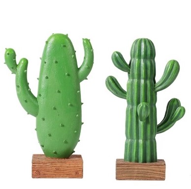 Custom hot sale resin cactus home table decoration items