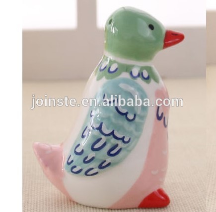 Customized woodpecker ceramic salt and pepper shaker spice shaker