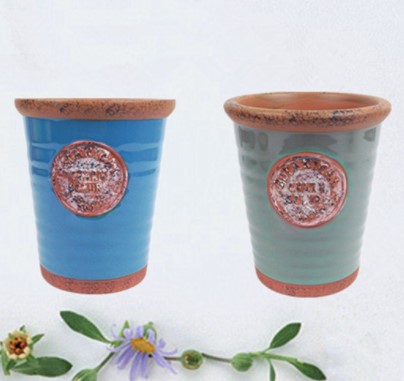 Custom American style ceramic flower pot cheap garden planter pot