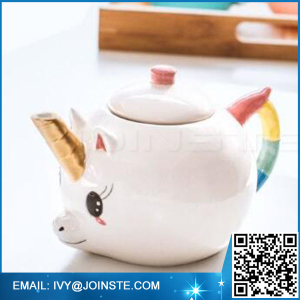 The Unicorn Teapot Custom ceramic unicorn teapot cute teapot wholesale