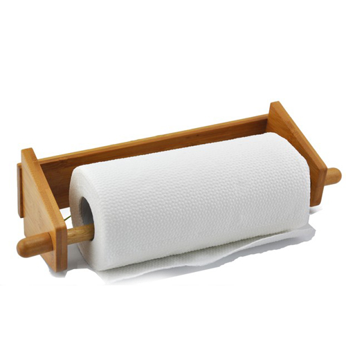 100% Wooden Bamboo Toilet Paper roll Holder