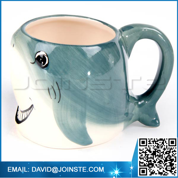 Ceramic fish shaped ceramic mug