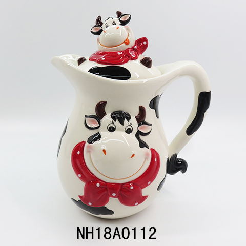 Udderly Cow Creamer, Hand Painted Ceramic Creamer pot