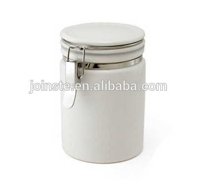 Ceramic clay white ceramic jar ceramic biscuit jar