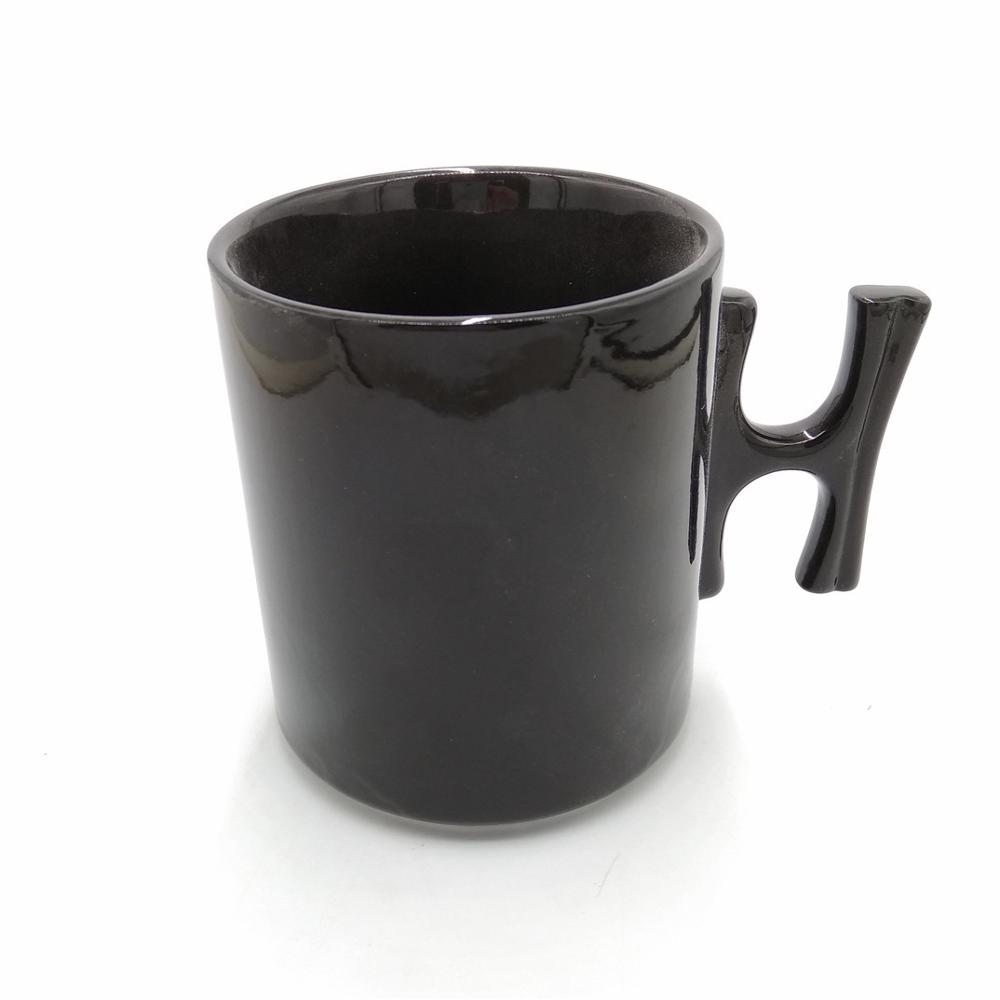 Custom black Novelty   handle mug  coffee mug  12 oz