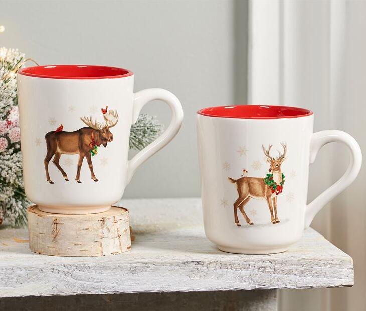 FOREST ANIMAL DEER  DESIGN MUGS