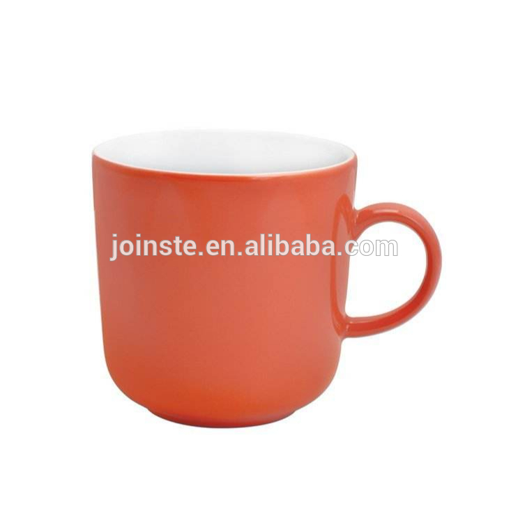 Regular orange ceramic glazed 11oz cups